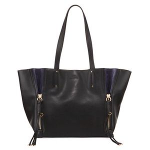 Chloé Milo Calfskin + Suede Tote